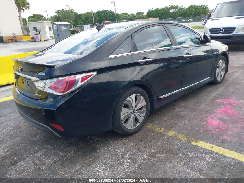 2013 Hyundai Sonata Hybrid Limited VIN: KMHEC4A48DA090449 Lot: 39786254