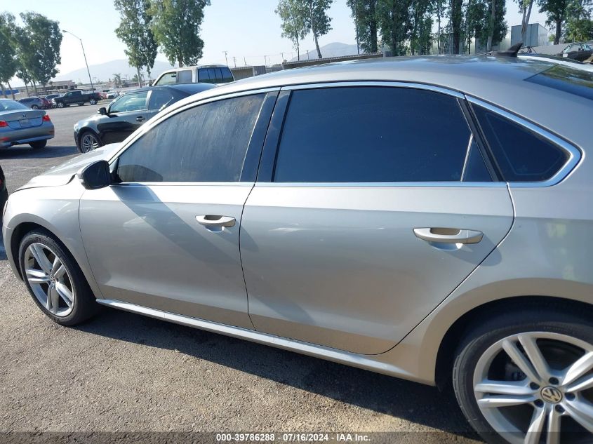 2014 Volkswagen Passat 2.0L Tdi Se VIN: 1VWBN7A38EC023847 Lot: 39786288