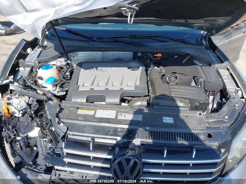 2014 Volkswagen Passat 2.0L Tdi Se VIN: 1VWBN7A38EC023847 Lot: 39786288