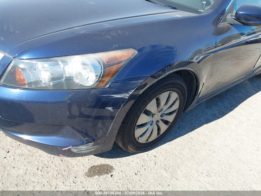 2010 Honda Accord 2.4 Lx VIN: 1HGCP2F3XAA052593 Lot: 39786304