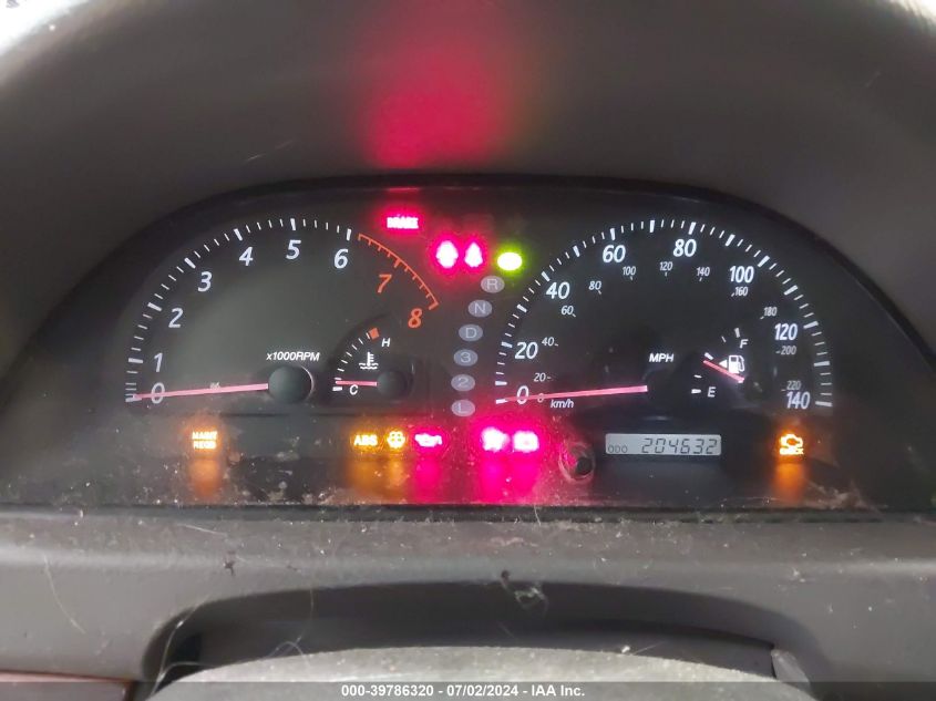 2004 Toyota Camry Le V6 VIN: 4T1BF32K74U583698 Lot: 39786320