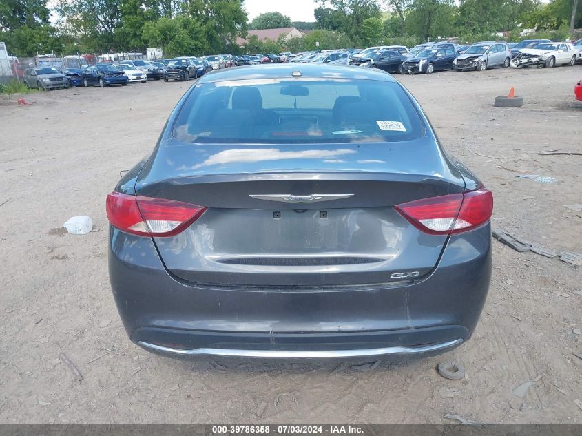 2015 Chrysler 200 Limited VIN: 1C3CCCAB5FN747616 Lot: 39786358