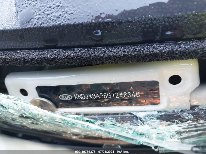 2016 Kia Soul ! VIN: KNDJX3A56G7248346 Lot: 39786378
