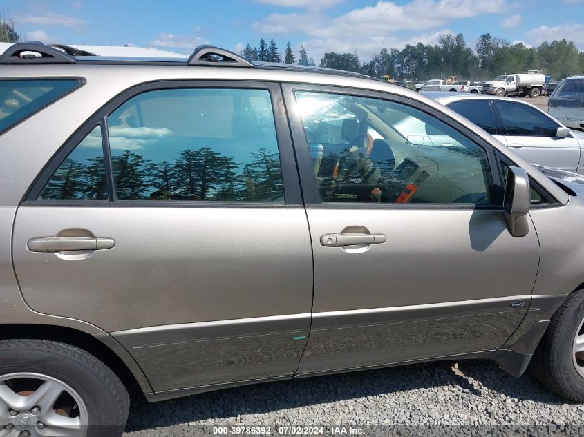 2001 Lexus Rx 300 VIN: JTJHF10U810209043 Lot: 39786392