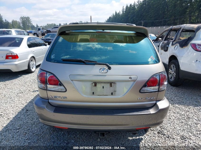 2001 Lexus Rx 300 VIN: JTJHF10U810209043 Lot: 39786392