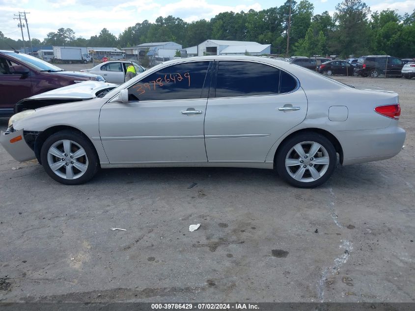 2005 Lexus Es 330 VIN: JTHBA30G655065500 Lot: 39786429