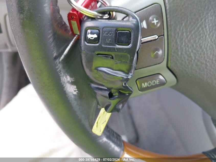 2005 Lexus Es 330 VIN: JTHBA30G655065500 Lot: 39786429