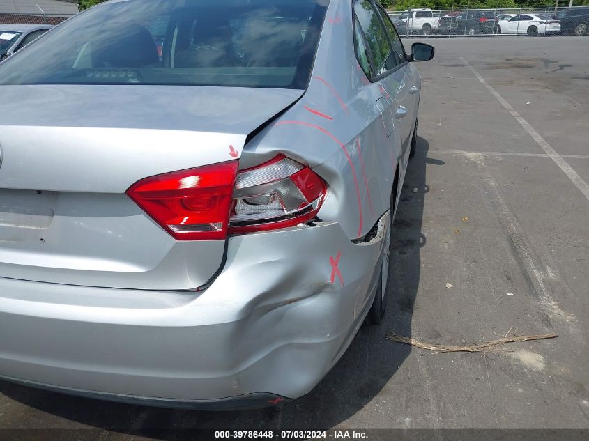 2014 Volkswagen Passat 2.5L S VIN: 1VWAP7A33EC008839 Lot: 39786448