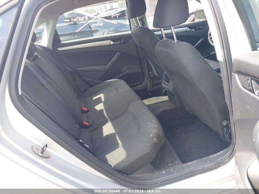 2014 Volkswagen Passat 2.5L S VIN: 1VWAP7A33EC008839 Lot: 39786448