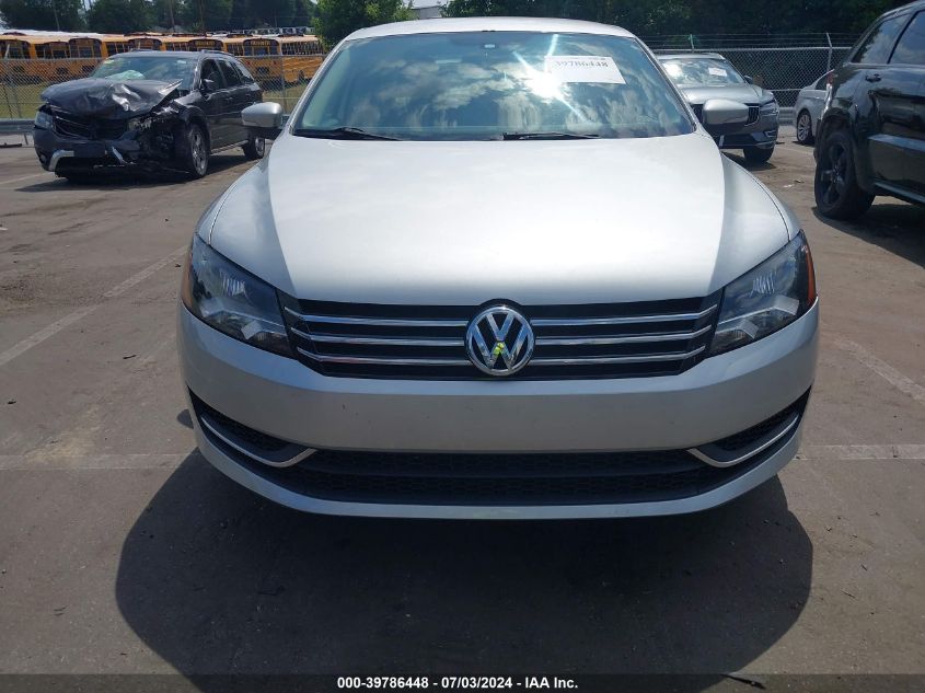2014 Volkswagen Passat 2.5L S VIN: 1VWAP7A33EC008839 Lot: 39786448