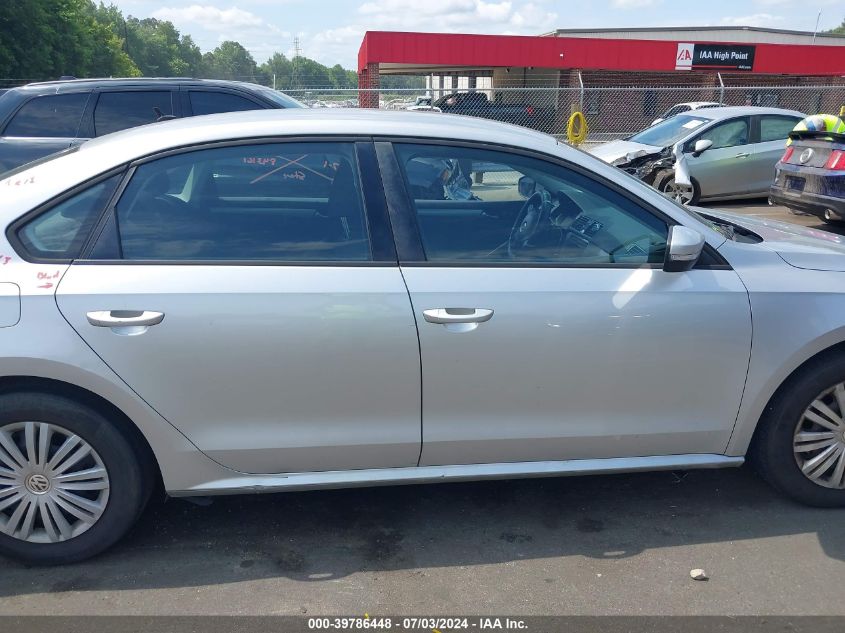 2014 Volkswagen Passat 2.5L S VIN: 1VWAP7A33EC008839 Lot: 39786448