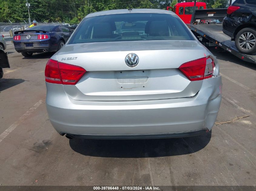 2014 Volkswagen Passat 2.5L S VIN: 1VWAP7A33EC008839 Lot: 39786448
