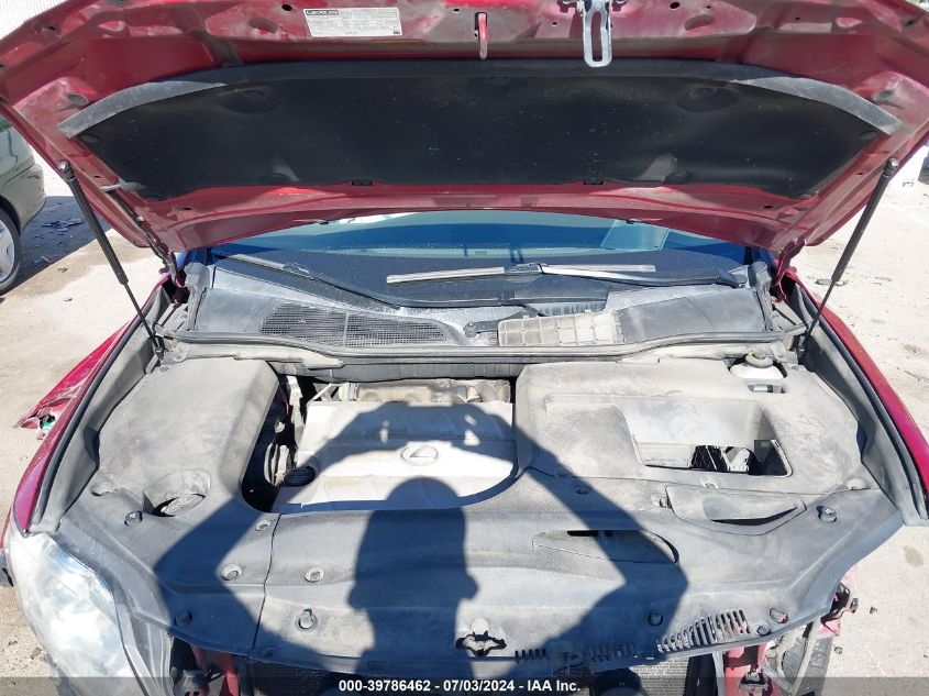 2010 Lexus Rx 350 VIN: JTJZK1BA2A2404563 Lot: 39786462