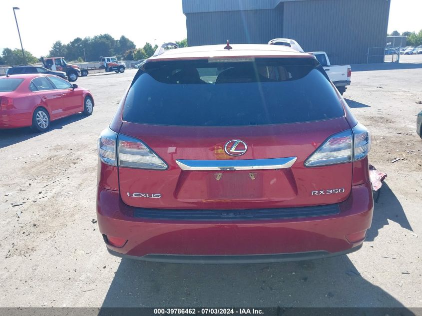2010 Lexus Rx 350 VIN: JTJZK1BA2A2404563 Lot: 39786462