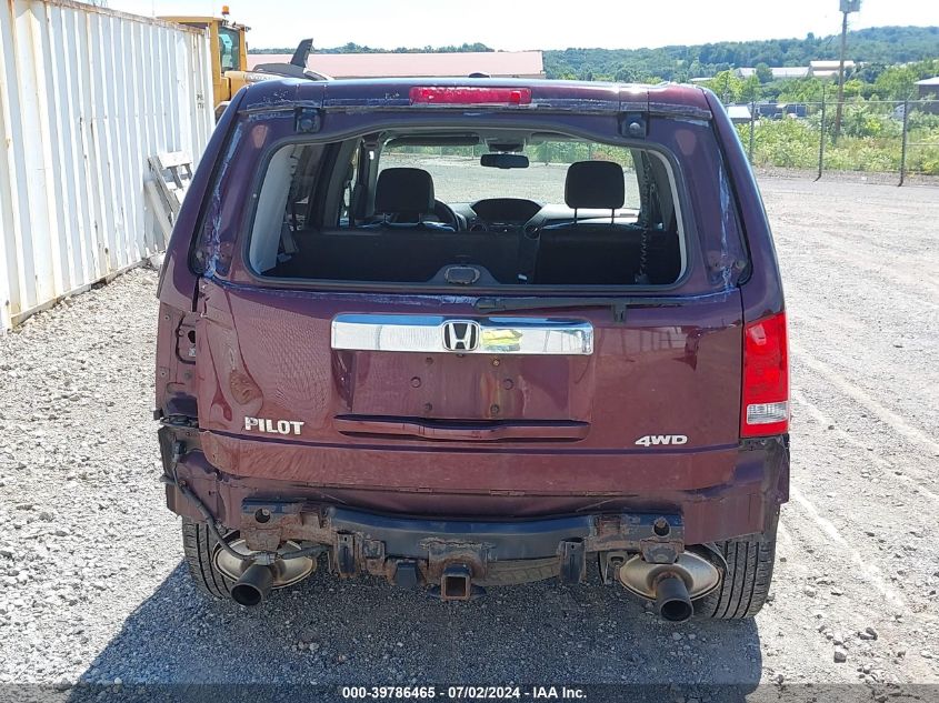 2013 Honda Pilot Exl VIN: 5FNYF4H59DB026676 Lot: 39786465