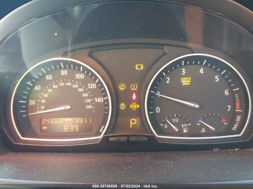 2005 BMW X3 3.0I VIN: WBXPA934X5WD05627 Lot: 39786506