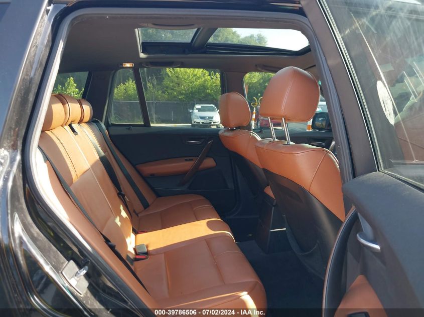 2005 BMW X3 3.0I VIN: WBXPA934X5WD05627 Lot: 39786506