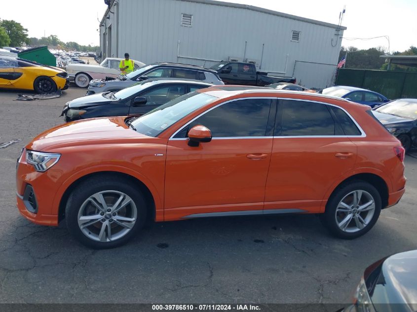 2020 Audi Q3 Premium Plus 45 Tfsi S Line Quattro Tiptronic VIN: WA1EECF31L1110266 Lot: 39786510