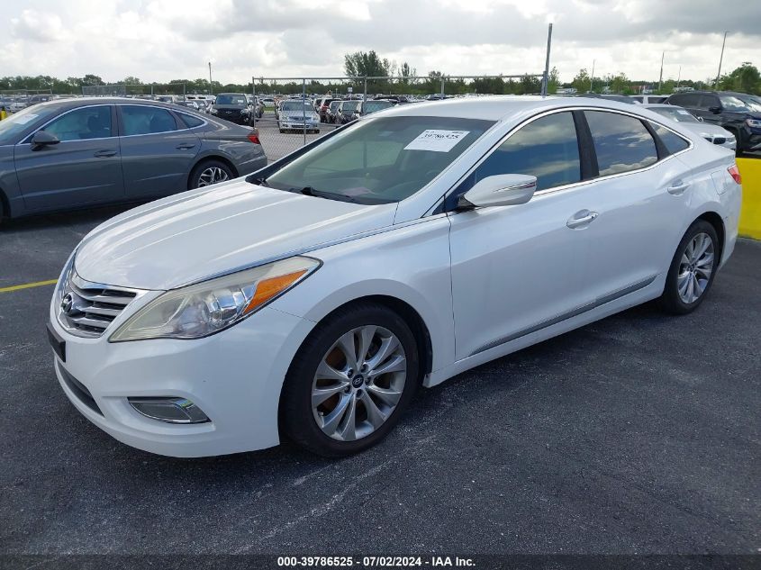 2013 Hyundai Azera VIN: KMHFG4JG0DA219416 Lot: 39786525