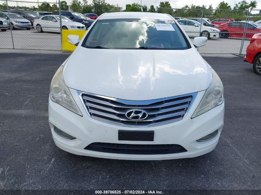 2013 Hyundai Azera VIN: KMHFG4JG0DA219416 Lot: 39786525