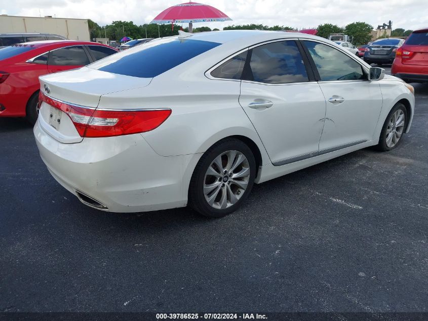 2013 Hyundai Azera VIN: KMHFG4JG0DA219416 Lot: 39786525