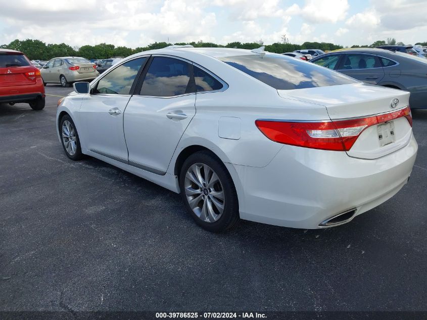 2013 Hyundai Azera VIN: KMHFG4JG0DA219416 Lot: 39786525