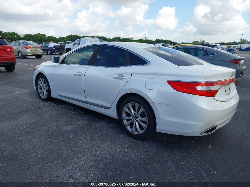 KMHFG4JG0DA219416 | 2013 HYUNDAI AZERA