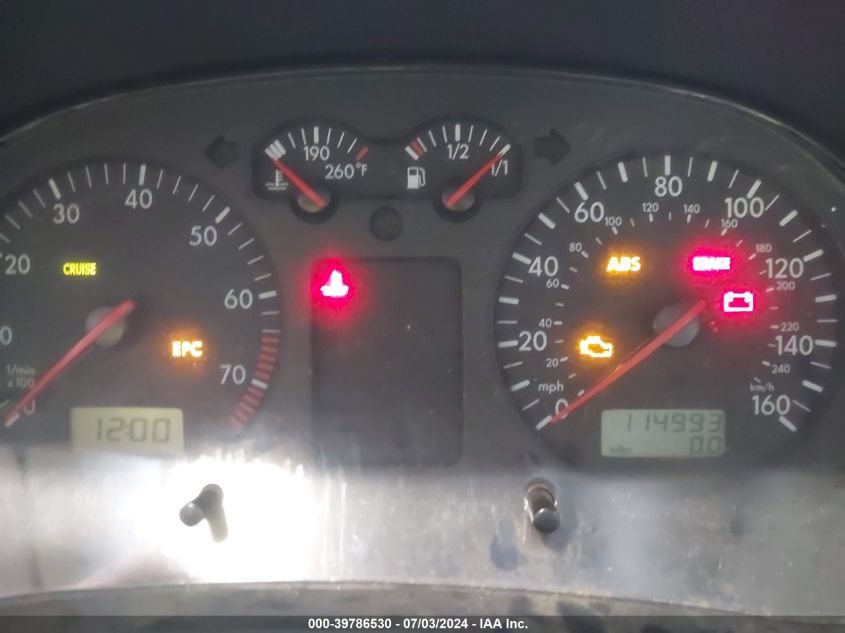 2003 Volkswagen Jetta Gl VIN: 3VWRK69M23M010716 Lot: 39786530