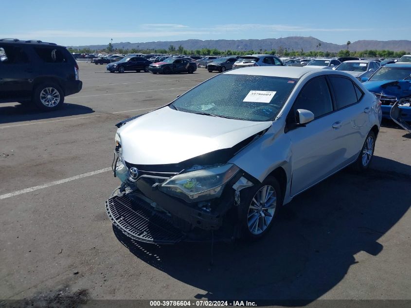 2015 Toyota Corolla Le Plus VIN: 2T1BURHE2FC363190 Lot: 40240045