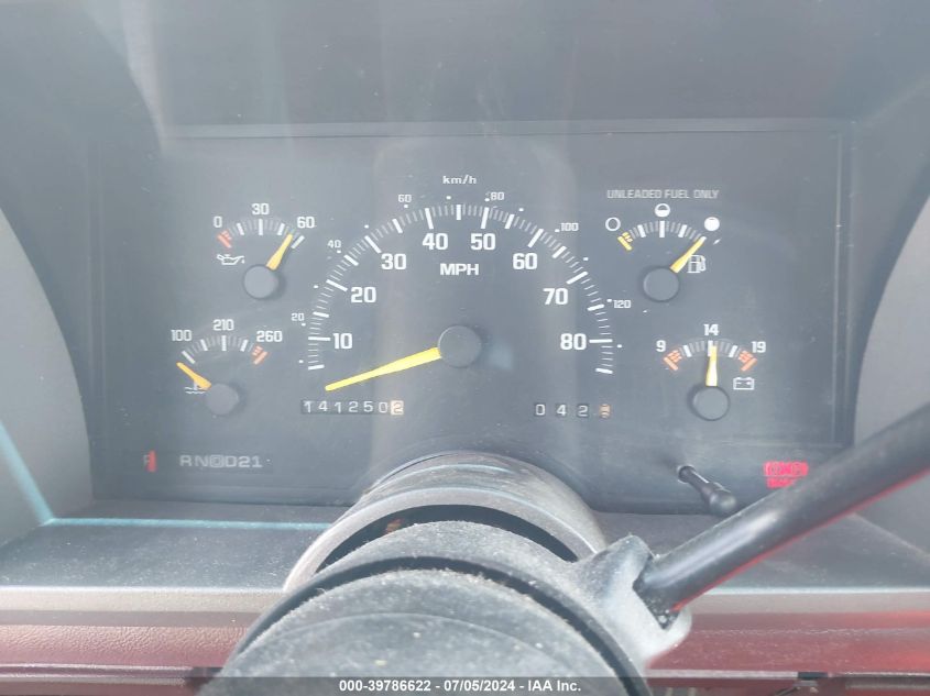 1993 Chevrolet Gmt-400 C1500 VIN: 2GCEC19K5P1204122 Lot: 39786622