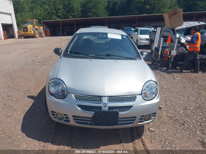 2005 Dodge Neon VIN: ANDREWMJETERII Lot: 39786623