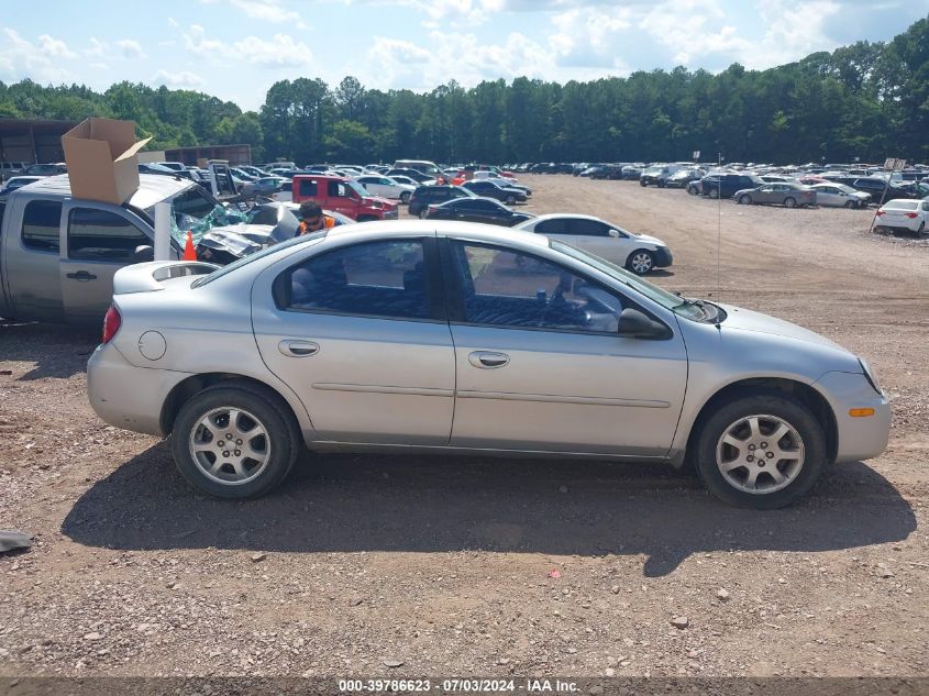 2005 Dodge Neon VIN: ANDREWMJETERII Lot: 39786623