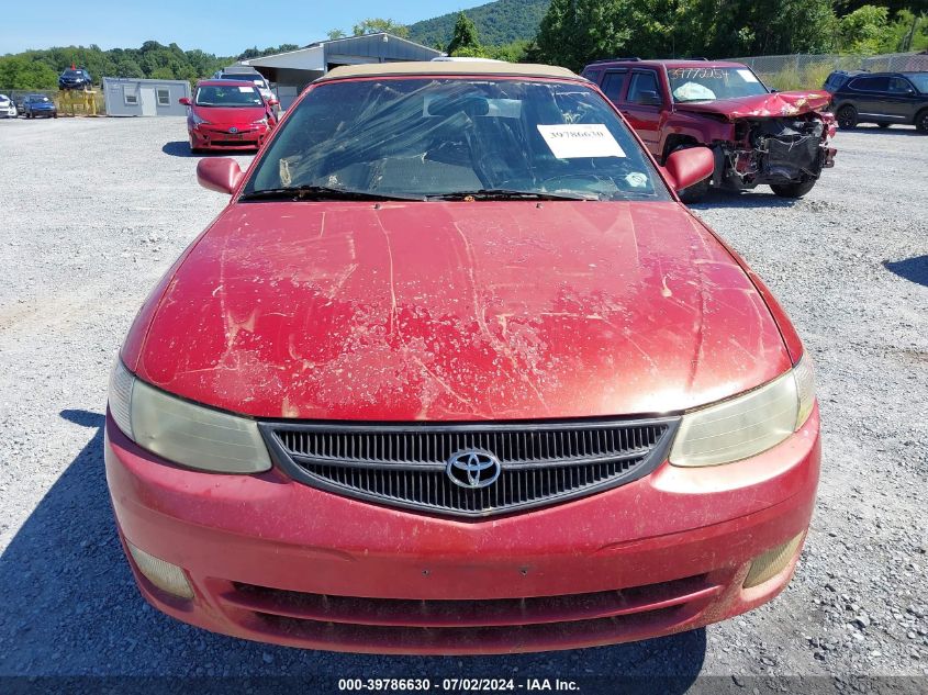 2001 Toyota Camry Solara VIN: 2T1FF22P81C868530 Lot: 39786630