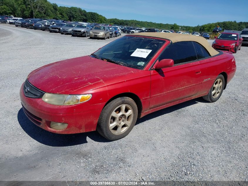 2T1FF22P81C868530 | 2001 TOYOTA CAMRY SOLARA