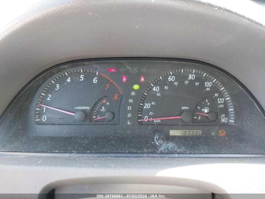 2003 Toyota Camry Xle VIN: 4T1BE30K03U768292 Lot: 39786661