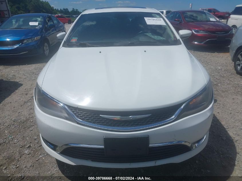 2015 Chrysler 200 Limited VIN: 1C3CCCAB4FN621411 Lot: 39786668