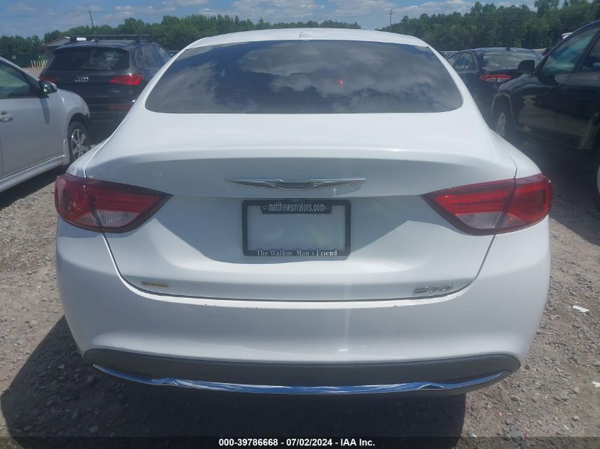 2015 Chrysler 200 Limited VIN: 1C3CCCAB4FN621411 Lot: 39786668