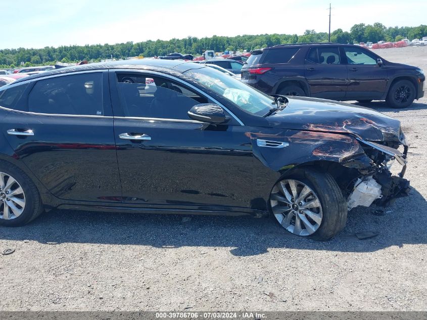 2018 Kia Optima Lx/S VIN: 5XXGT4L37JG242030 Lot: 39786706