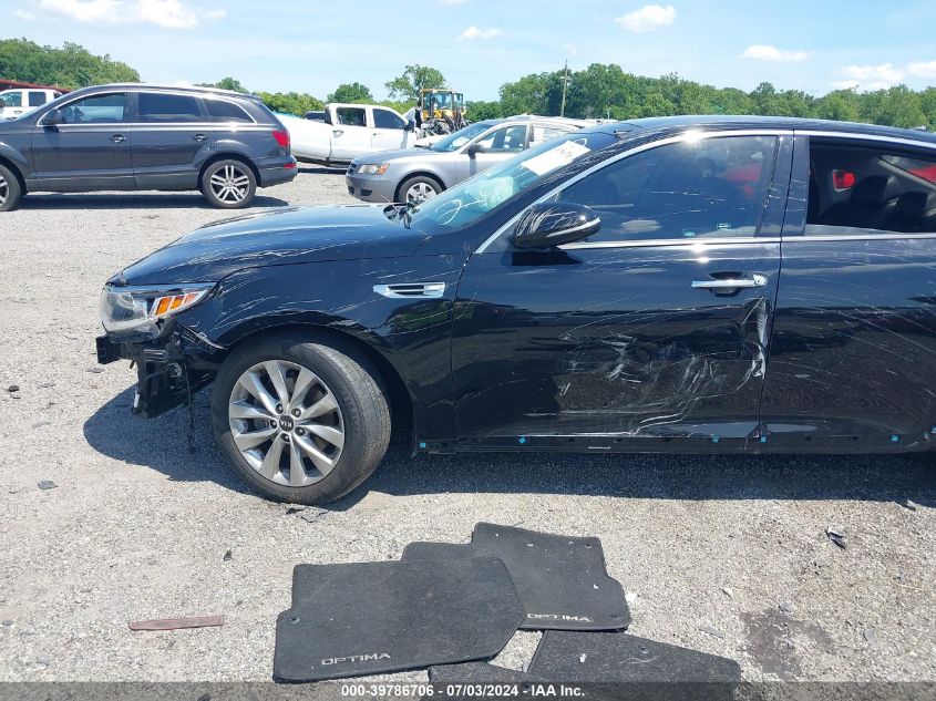 2018 Kia Optima Lx/S VIN: 5XXGT4L37JG242030 Lot: 39786706