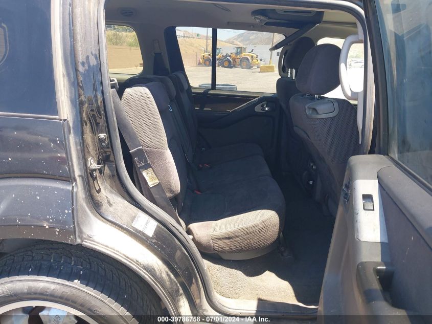 2006 Nissan Pathfinder Se VIN: 5N1AR18U16C672210 Lot: 39786758