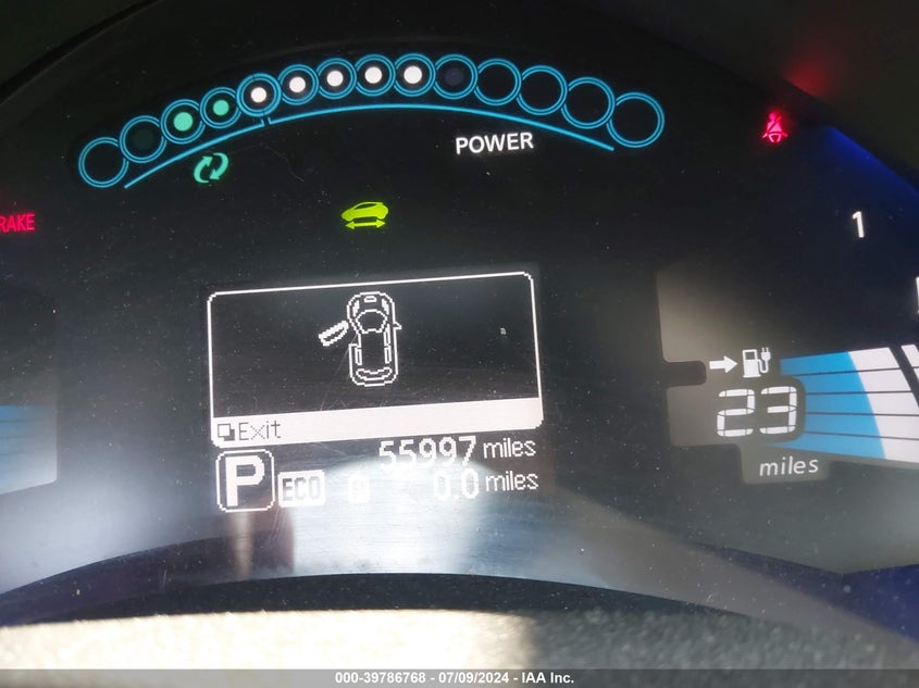 2013 NISSAN LEAF S/SV/SL - 1N4AZ0CP7DC409948