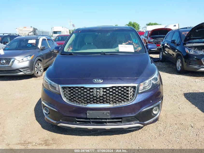 2018 Kia Sedona Sx Limited VIN: KNDME5C10J6367371 Lot: 39786777