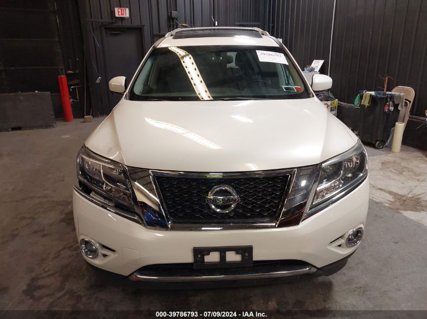 2016 Nissan Pathfinder Platinum VIN: 5N1AR2MM0GC618393 Lot: 39786793