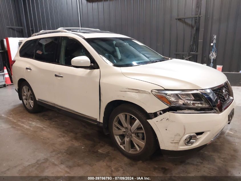 2016 Nissan Pathfinder Platinum VIN: 5N1AR2MM0GC618393 Lot: 39786793