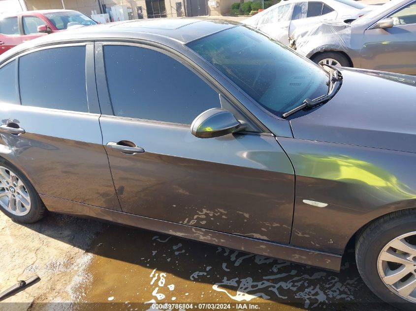 2007 BMW 328I VIN: WBAVA33527PG51014 Lot: 39786804