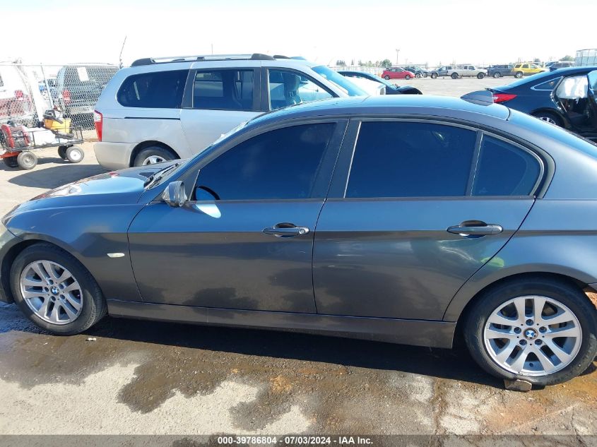 2007 BMW 328I VIN: WBAVA33527PG51014 Lot: 39786804
