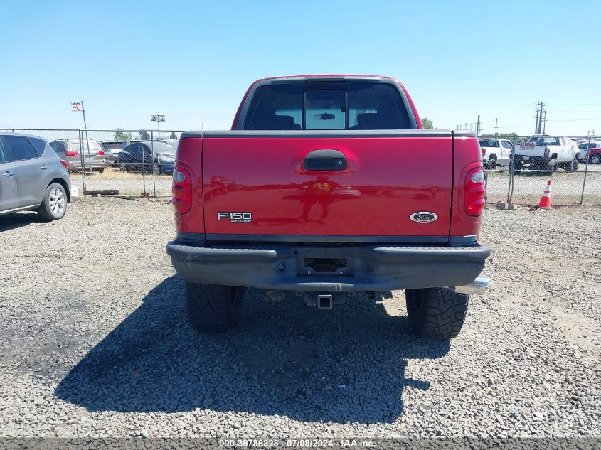 2002 Ford F-150 Lariat/Xlt VIN: 1FTRW08L92KE35031 Lot: 39786828