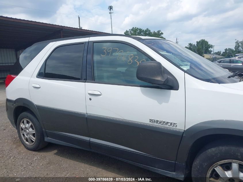 2003 Buick Rendezvous Cx VIN: 3G5DB03E93S566360 Lot: 39786839