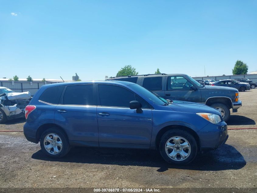 2014 Subaru Forester 2.5I VIN: JF2SJAAC8EH548455 Lot: 39786870