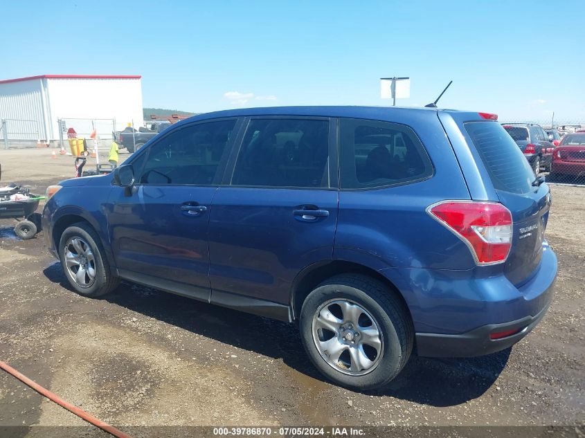 2014 Subaru Forester 2.5I VIN: JF2SJAAC8EH548455 Lot: 39786870